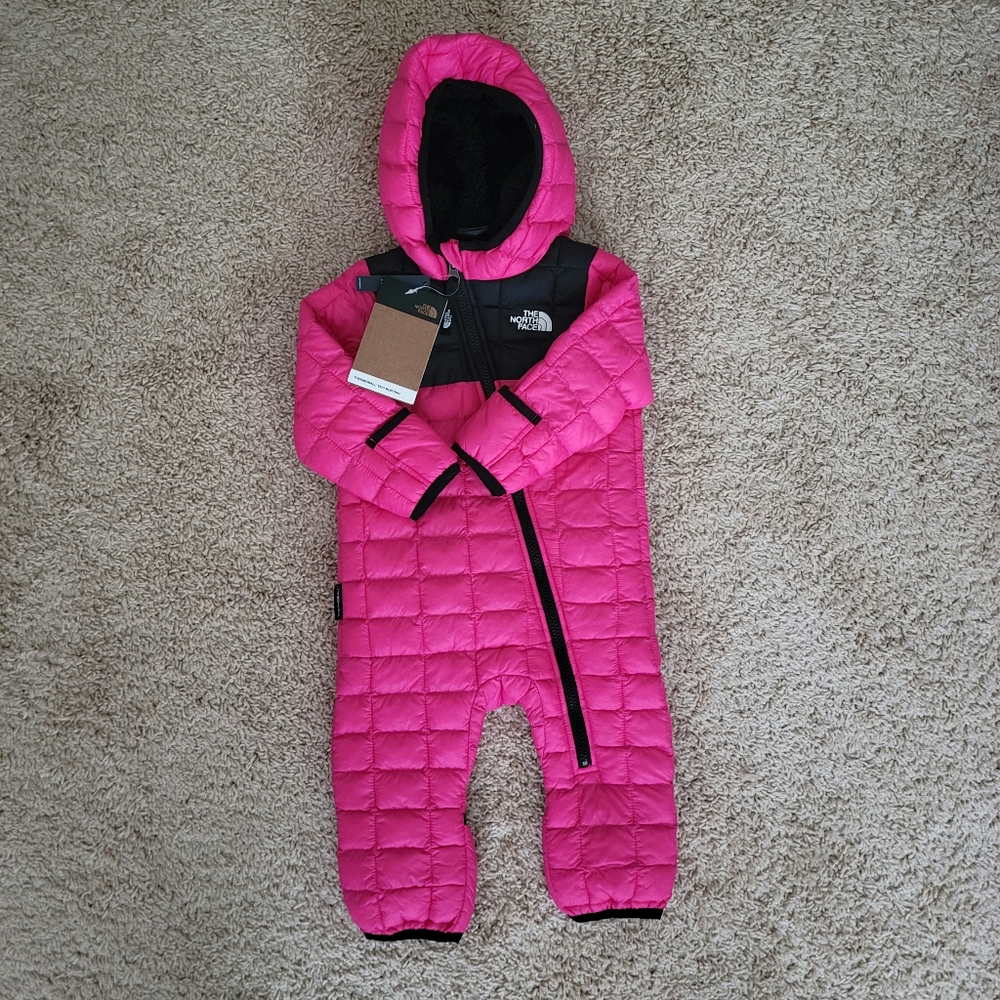 North Face Pink Snow Suit